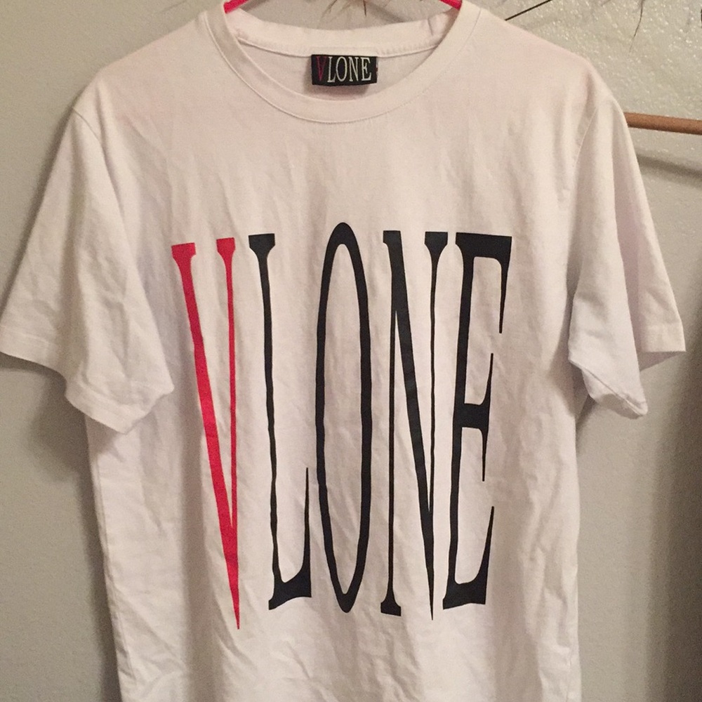 white vlone t-shirt